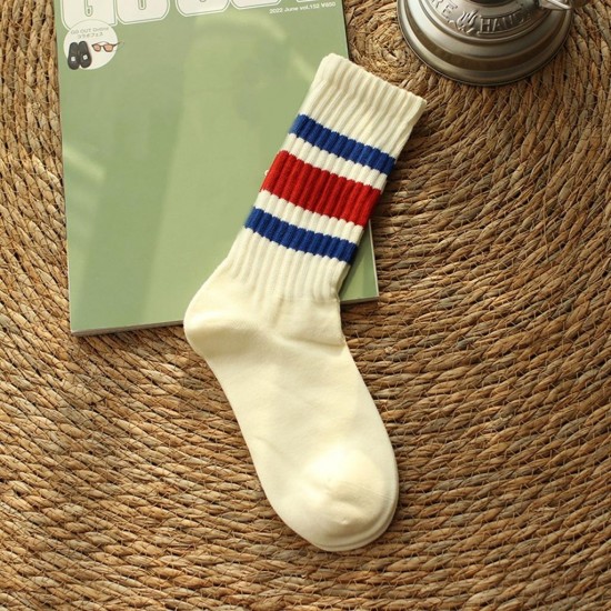 Refined Cotton Crew Socks