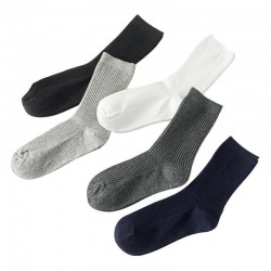 Refined Cotton Crew Socks