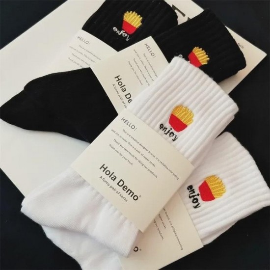Gentle Cotton Crew Socks