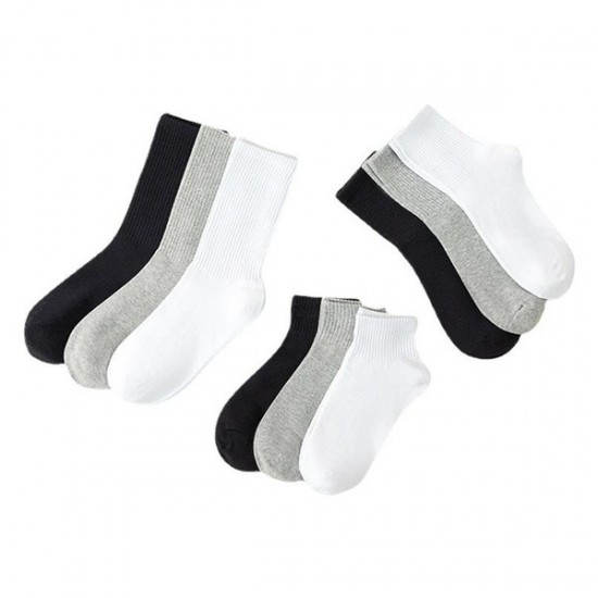 Breathable Cotton Crew Socks